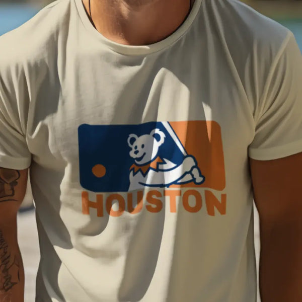 Grateful Dead - Houston Astros MLB Logo T-Shirt - StealieShop
